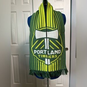Portland Timbers Green & Yellow Scarf 64” Long